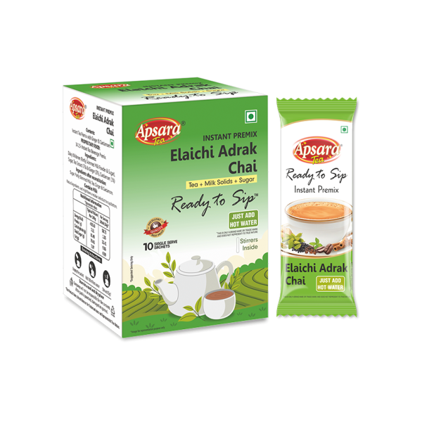 Apsara Tea Ready To Sip Elaichi Adrak Instant Premix